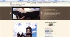 Desktop Screenshot of 1stbaptistmanchester.com